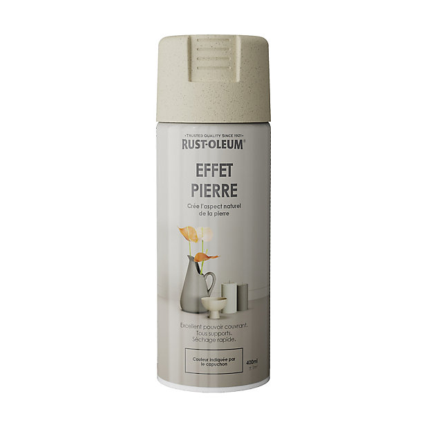 Peinture Aérosol Effet Pierre 400ml - RUST-OLEUM