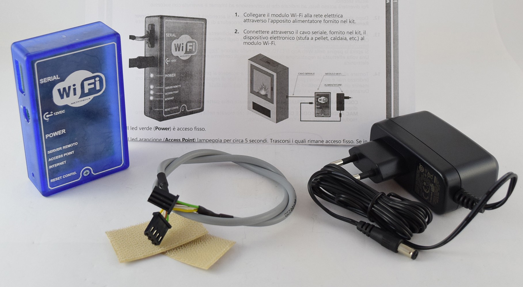 Connexion Wifi pour poêle à granulés de bois - FREEPOINT