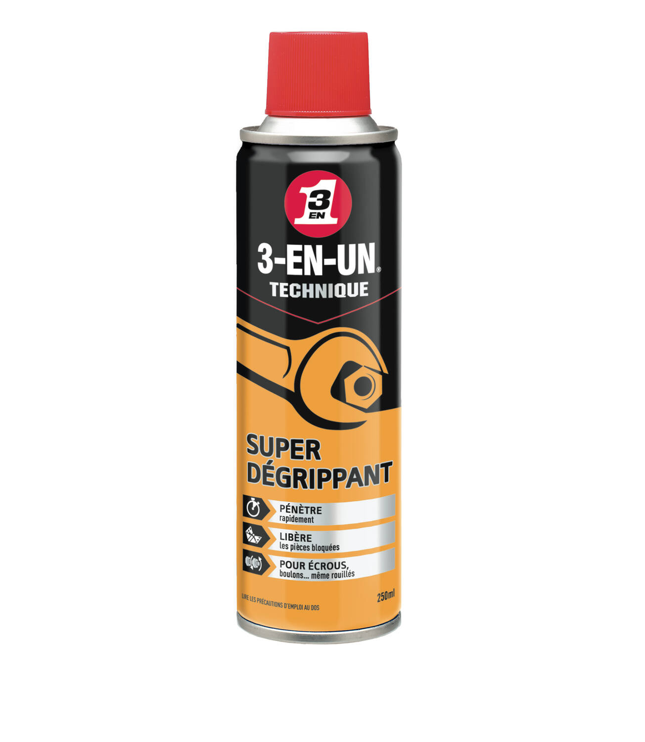 Technique super dégrippant - 250ml - 3-EN-UN