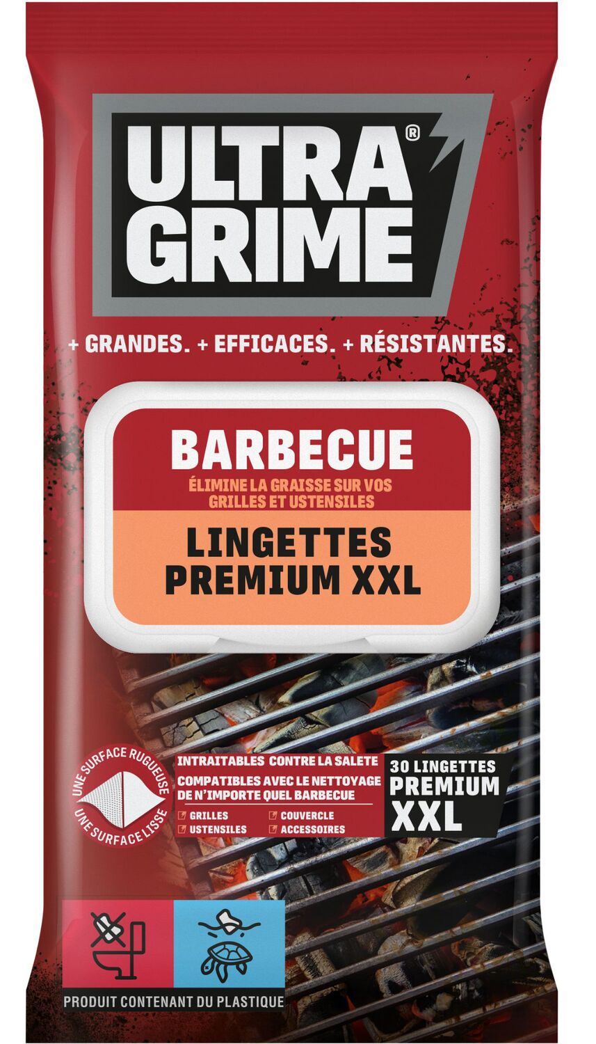 30 Lingettes Barbecue XXL - ULTRA GRIME