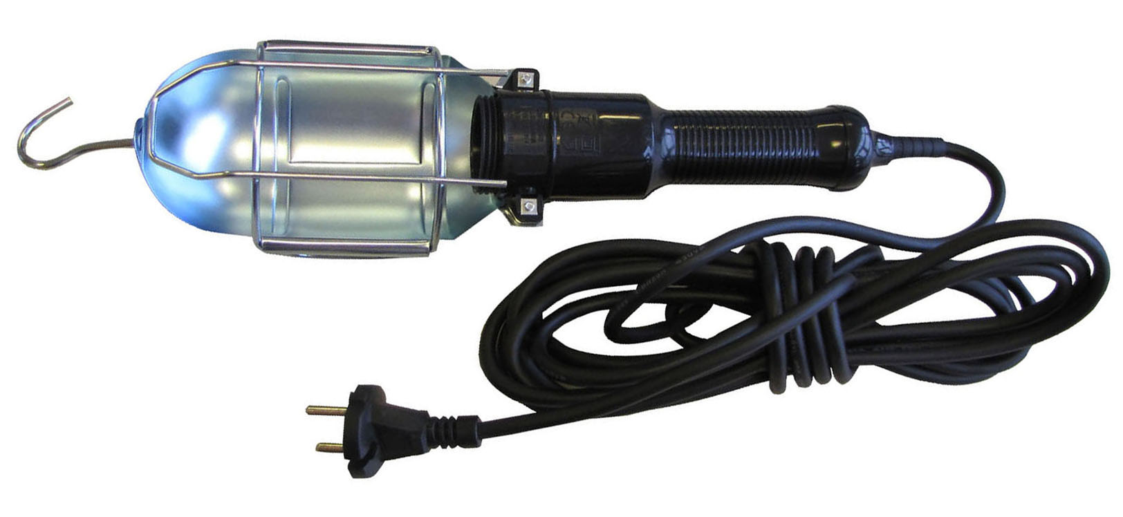 Baladeuse métal culot E27 60W+crochet de suspension - TIBELEC