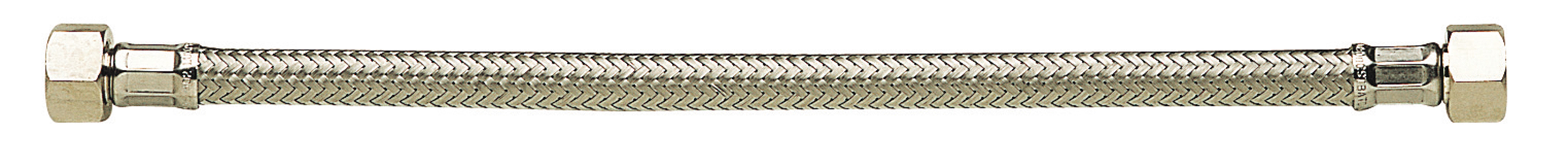 Flexible droit inox de raccordement Ø intérieur 8mm FF15/21 500mm - DIPRA