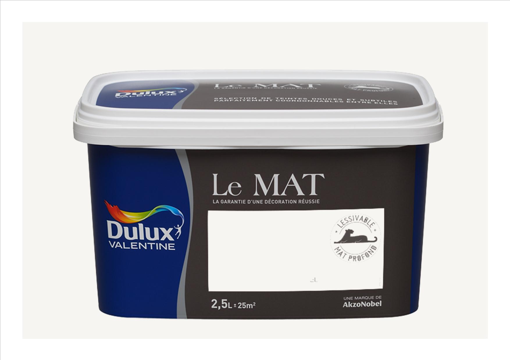 Peinture Le Mat Plume Légère 2,5L - DULUX VALENTINE
