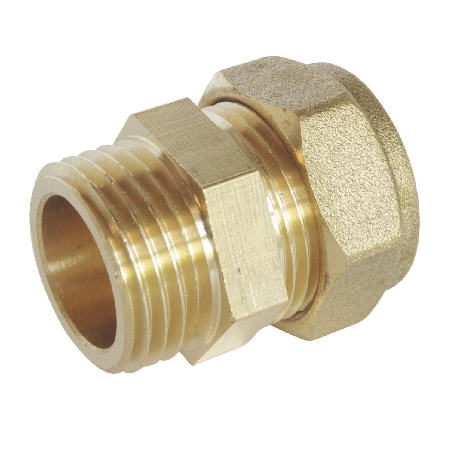 Raccord laiton à compression TC 14 - mâle 12/17