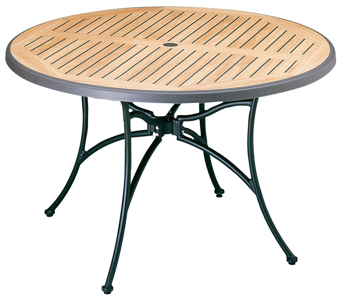 table de jardin orlando classic ronde - GROSFILLEX