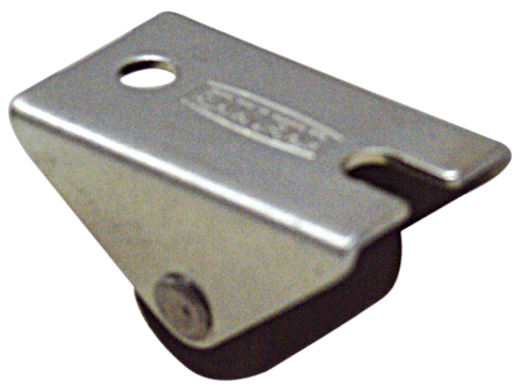 Roulette fonctionnelle à platine fixe polychoc noir Ø15mm charge supportée 12 kg - CIME