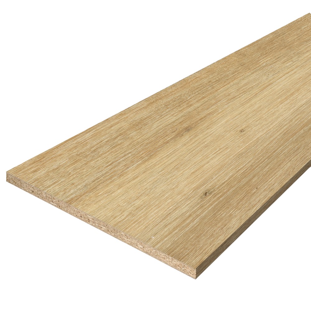 Tablette mélaminée chêne clair 2500x300x18 mm