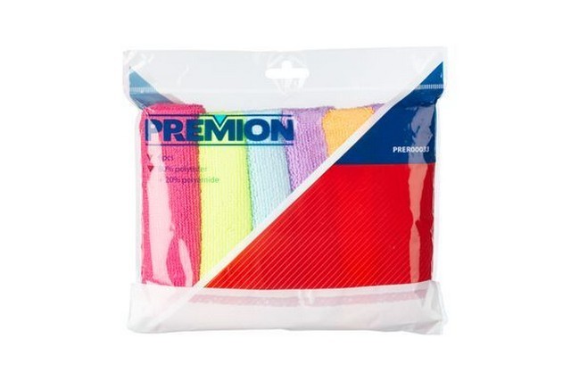 6 chiffons nettoyage microfibre