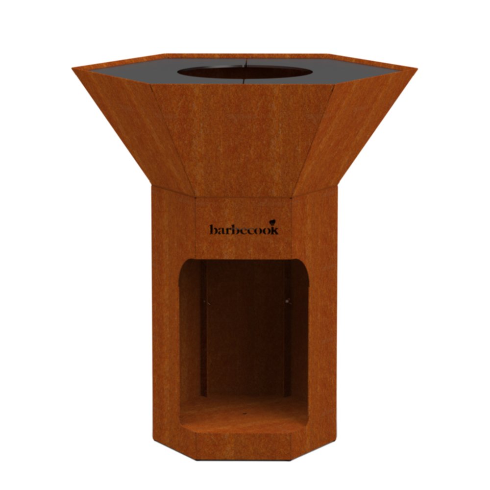 Brasero plancha Nestor Original Corten - BARBECOOK