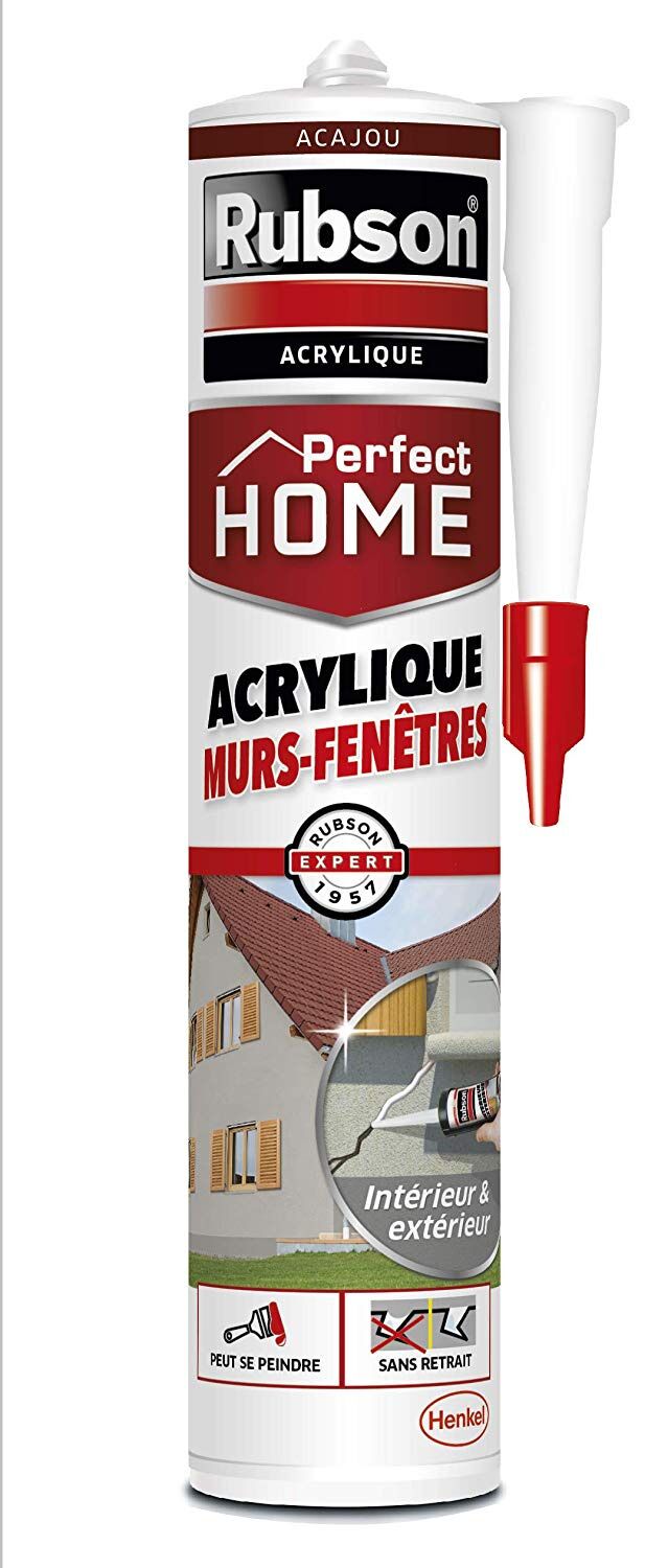 Mastic Murs & Fenêtres acajou 280 mL - RUBSON