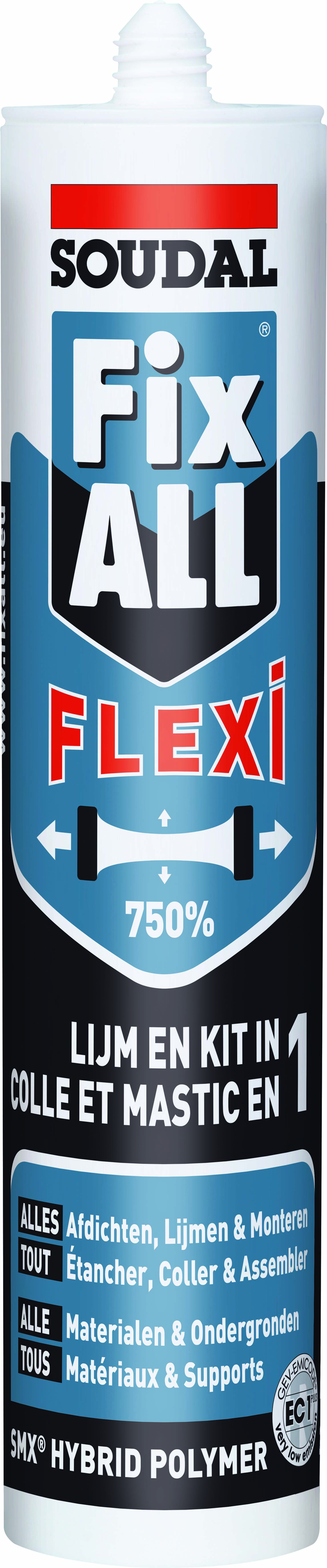 Mastic-colle Fix all flexi blanc 290ml