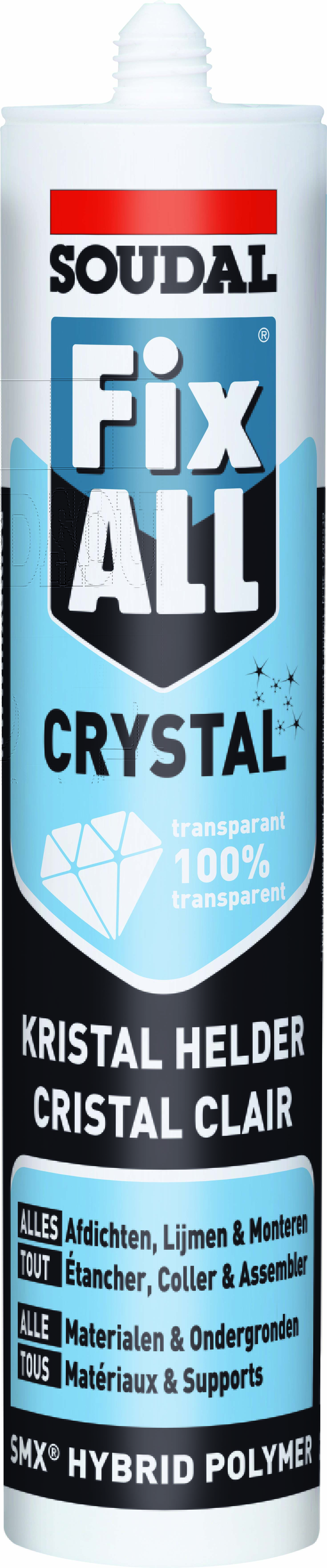 Mastic-colle Fix all crystal transparent 290ml