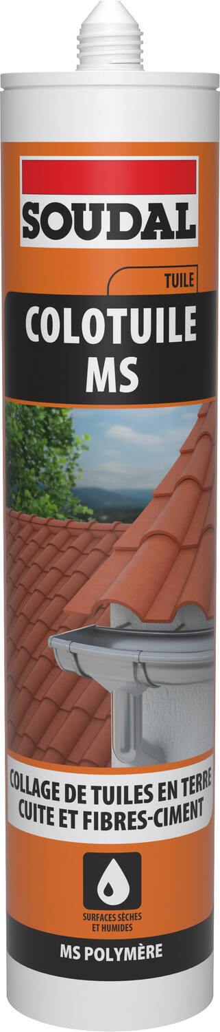 Colle Cototuile MS tuiles en terre cuite et fibres-ciment - SOUDAL