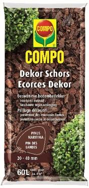 Paillage Ecorces de pin 20-40mm 60L - COMPO