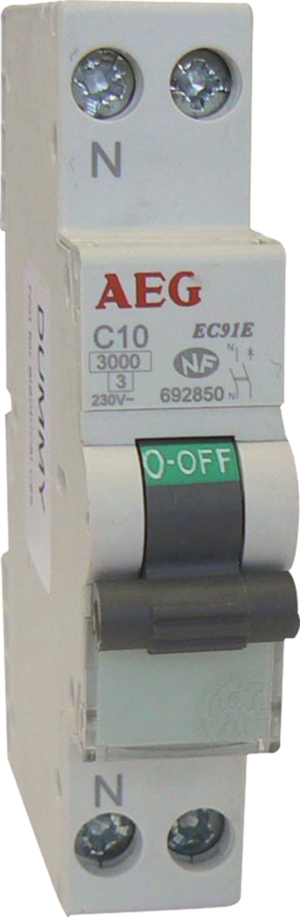 Disjoncteur ph+n 10a