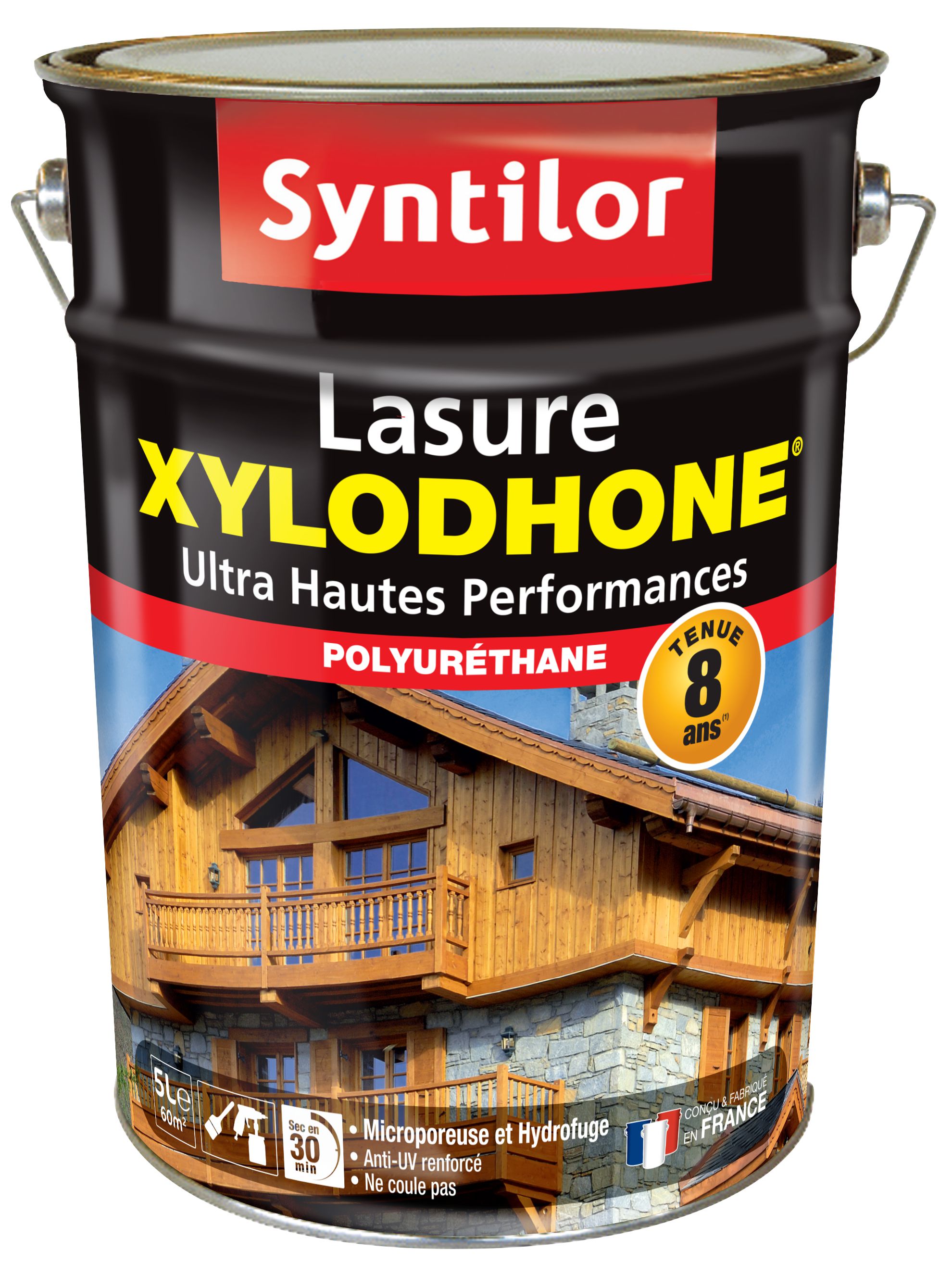Lasure Xylodhone ultra hautes performances 5L merisier doré - SYNTILOR