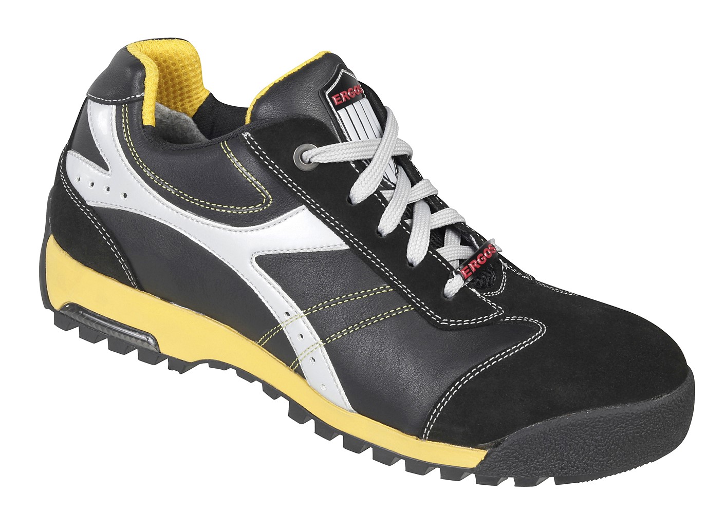 Chaussure sécurité haute Torino S3 noir/jaune T.44 - ERGOS