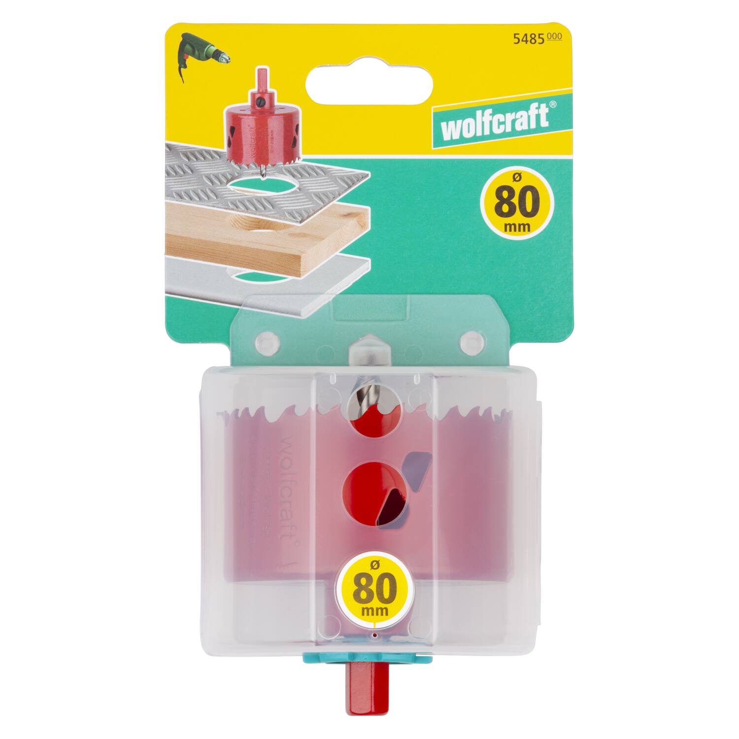 Trépans multimatériaux bim prêts à l'emploi diamètre Ø 80 mm - WOLFCRAFT