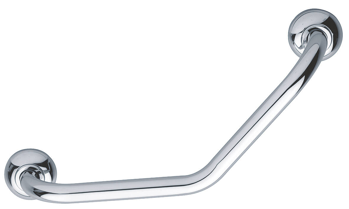 Barre d'Appui Coudée 135° ∅25mm Laiton Chromée - GODONNIER