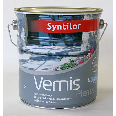 Vernis pierre incolore satiné 2.5 L - SYNTILOR