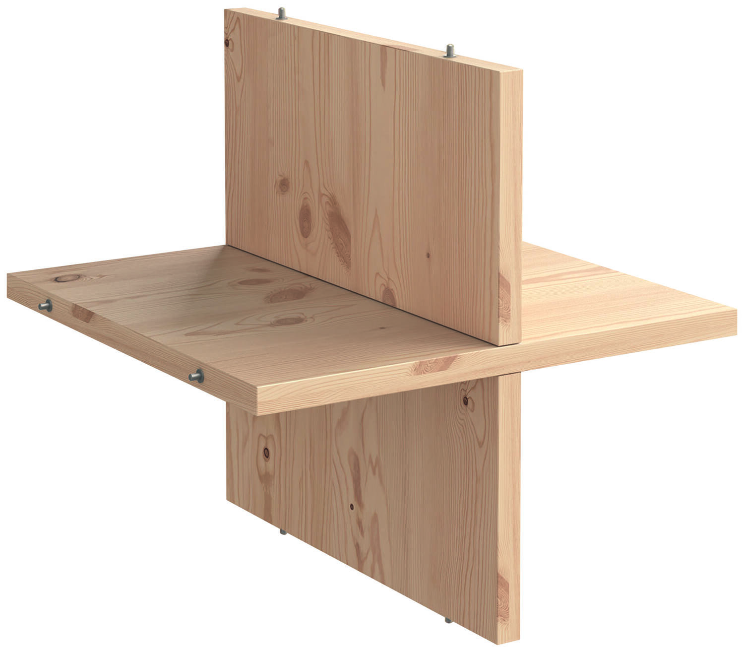 Croisillon pour Cube Pin Brut Kubik 32,5x28cm - LUSIMAT