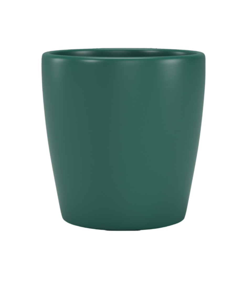 Cache-pot Thalia Orchidée 14 cm vert foncé - ARTEVASI
