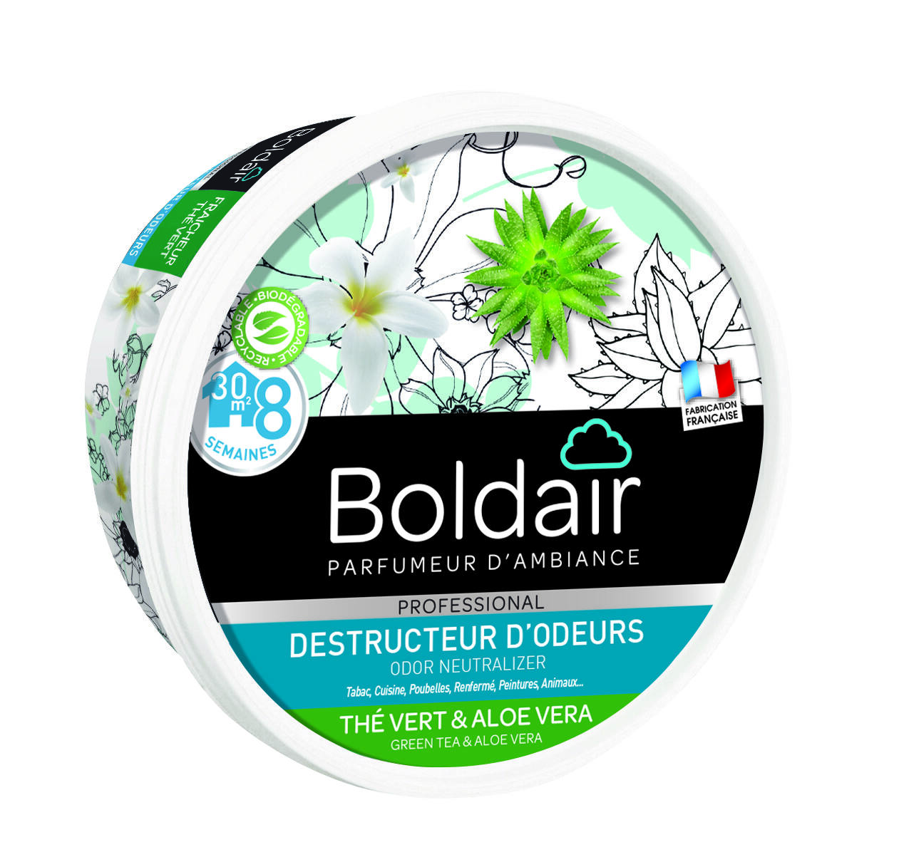 Désodorisant destructeur odeurs aloe vera 300 g - BOLDAIR