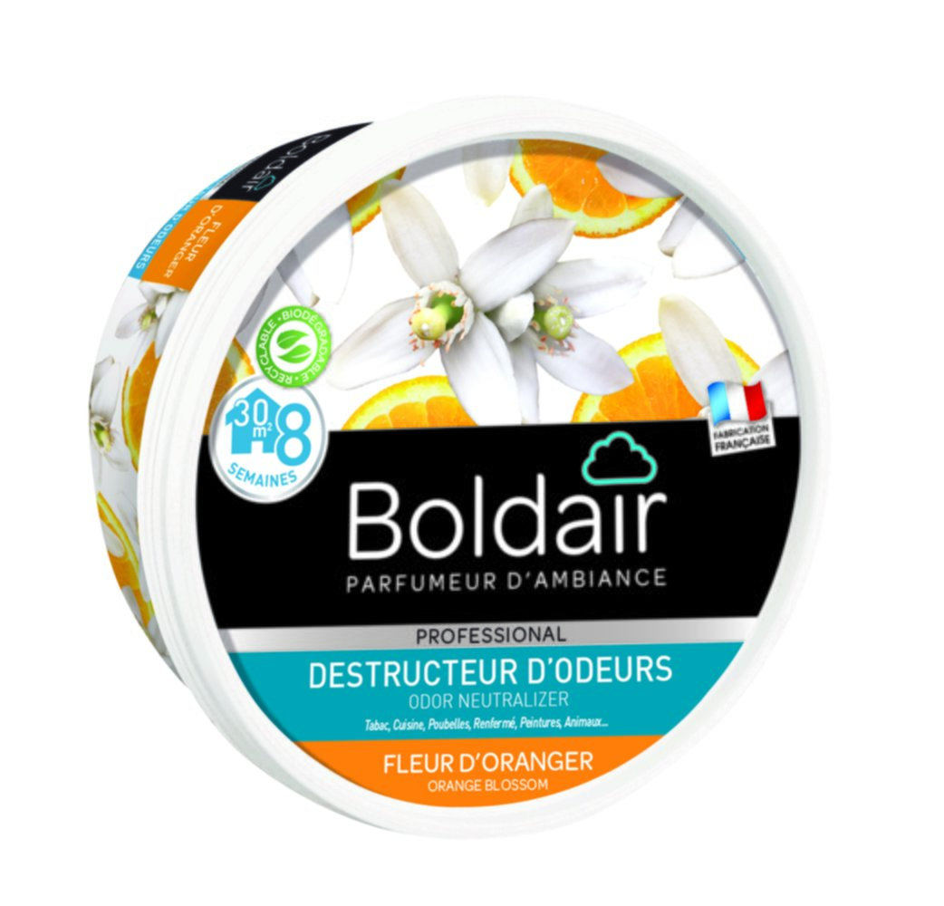 Désodorisant Destructeur Odeurs Fleur d'Oranger 300gr - BOLDAIR