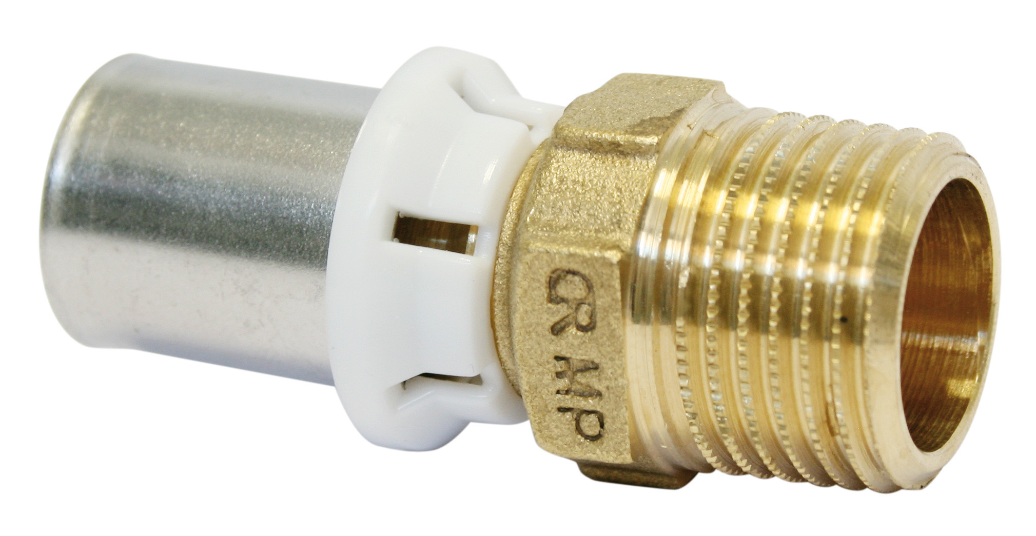 Raccord droit mâle à sertir Multicouche D20 - M15/21