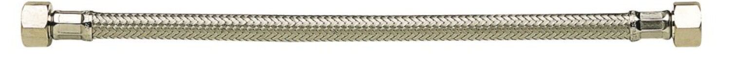 flexible inox de raccordement diamètre intérieur 13mm FF20/27 300mm - DIPRA