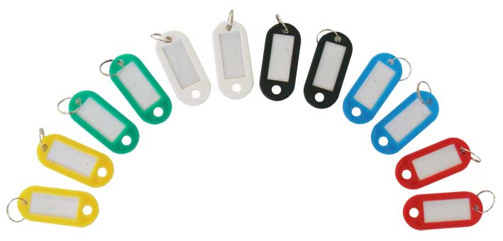 Lot de 12 porte-étiquettes 50 x 22 mm