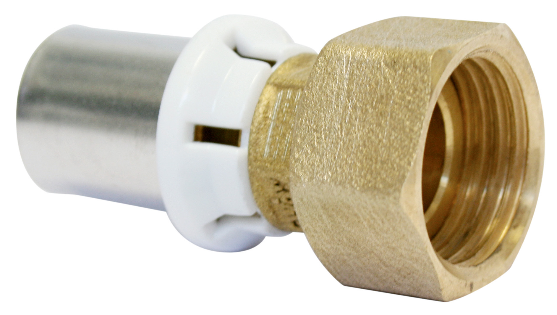 Raccord à sertir ecrou tournant Multicouche 16-20/27