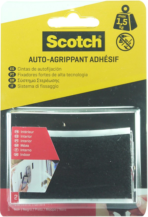 Bande agrippante noir 76x19mm - 3M