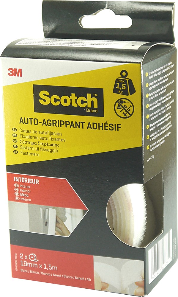 Rouleau agripp blanc 1,5m 19mm