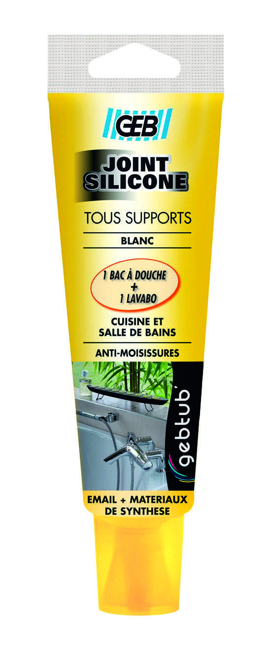Silicone Tous Supports Blanc 100ml - GEB
