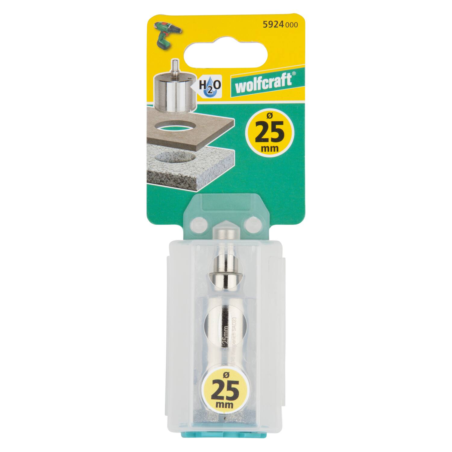 Trépan diamant wolfcraft ceramic 25 mm - WOLFCRAFT