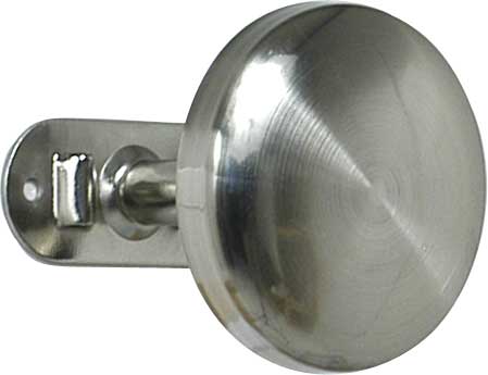 Portemanteau 1 patère à fixer Sancy Métal Brossé
