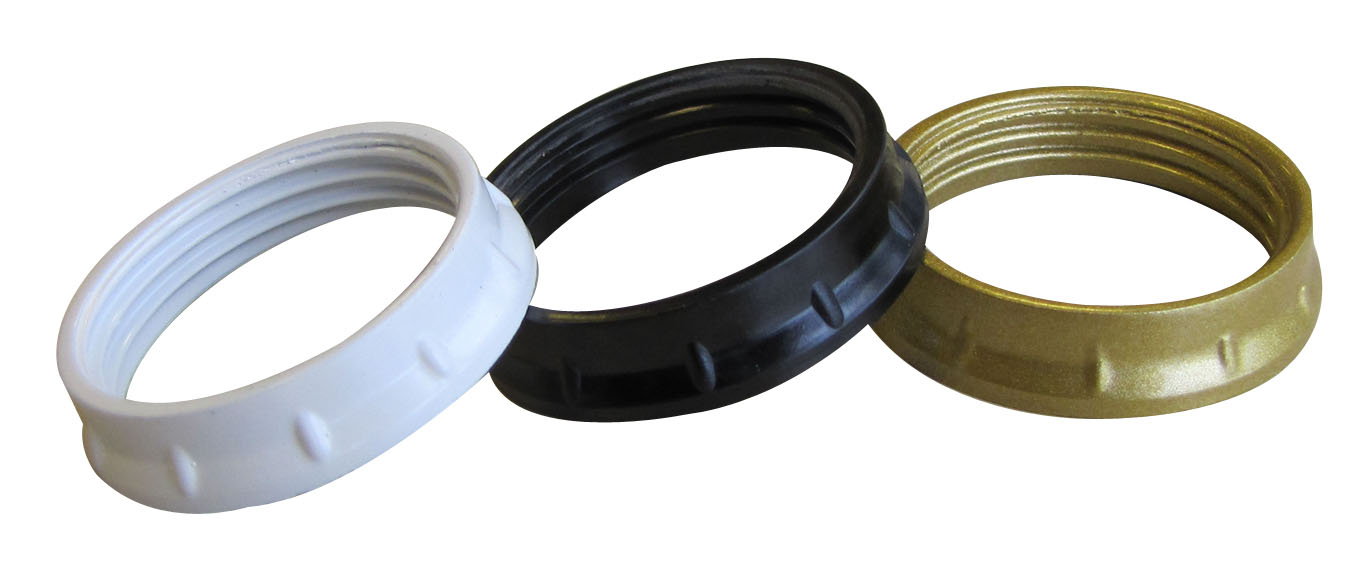 3 bagues de fixation pour abat-jour à douille e14 - TIBELEC