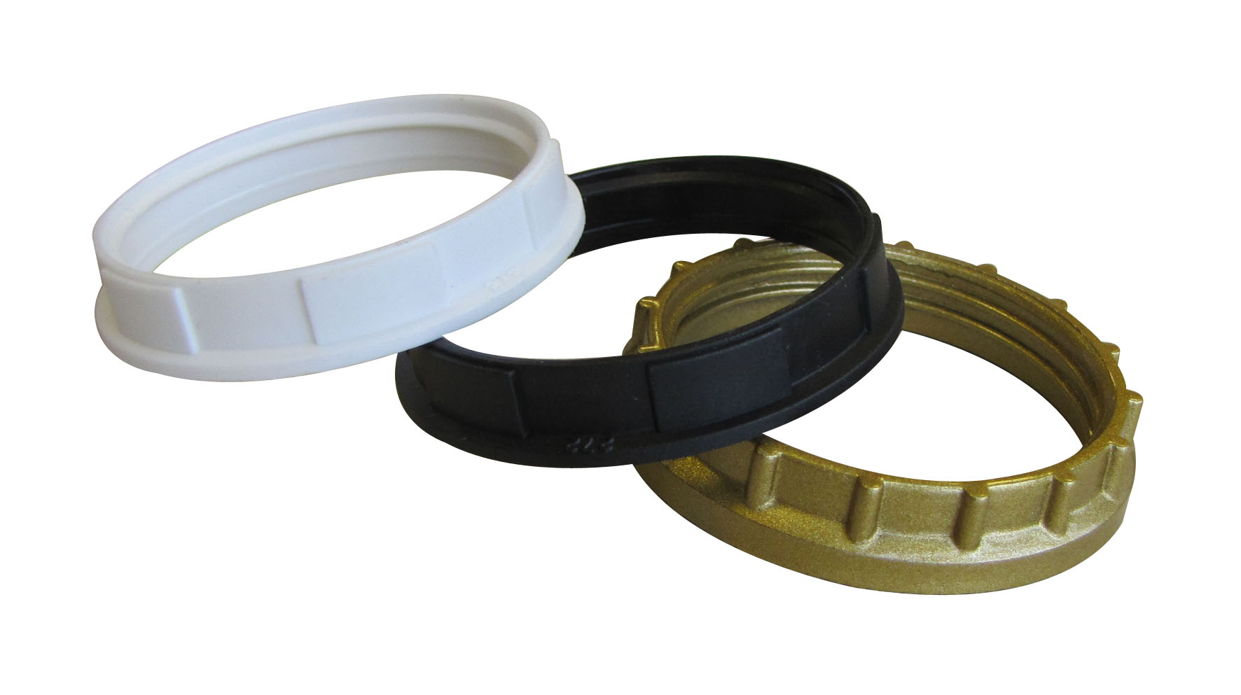 3 bagues de fixation pour abat-jour à douille e27 - TIBELEC