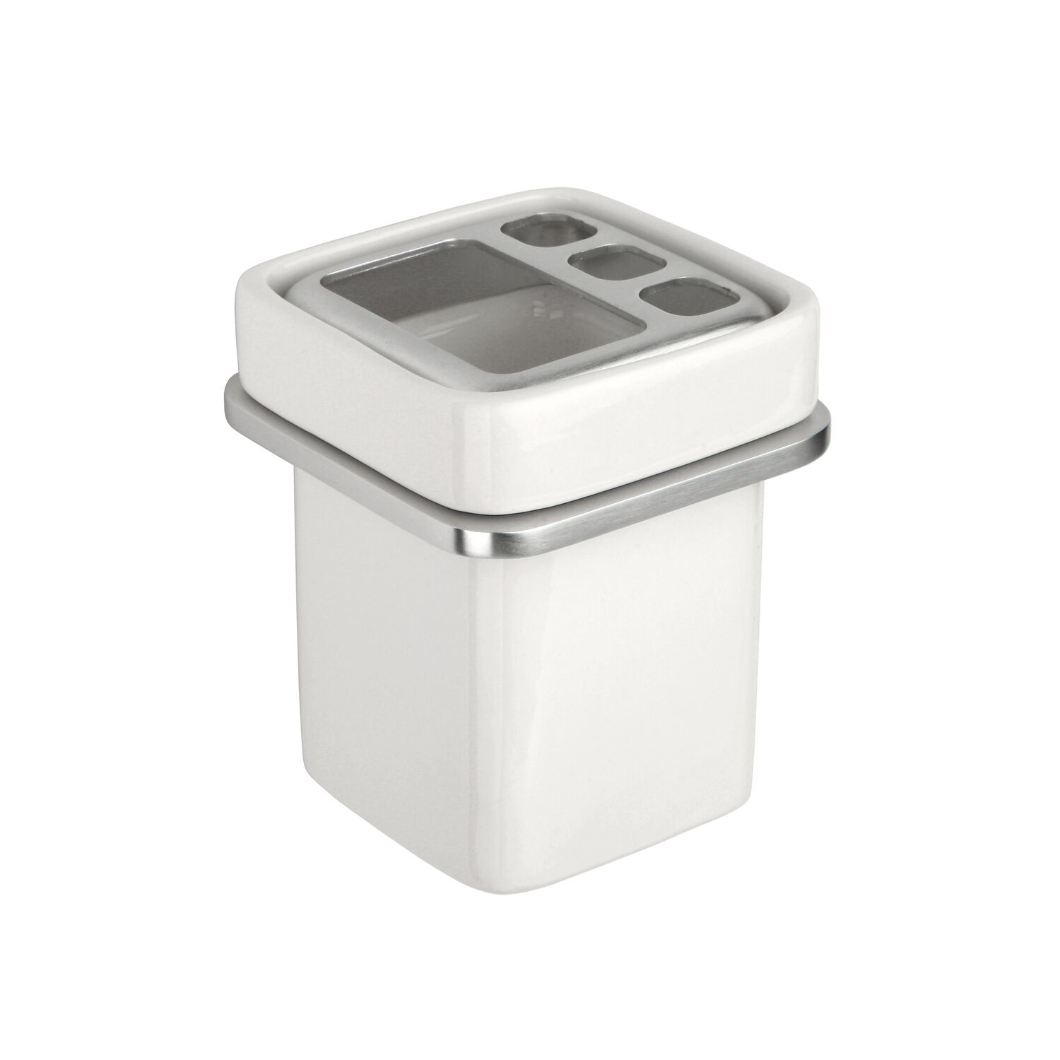 Porte-brosse à Dents Artic Mural Argent - TATAY