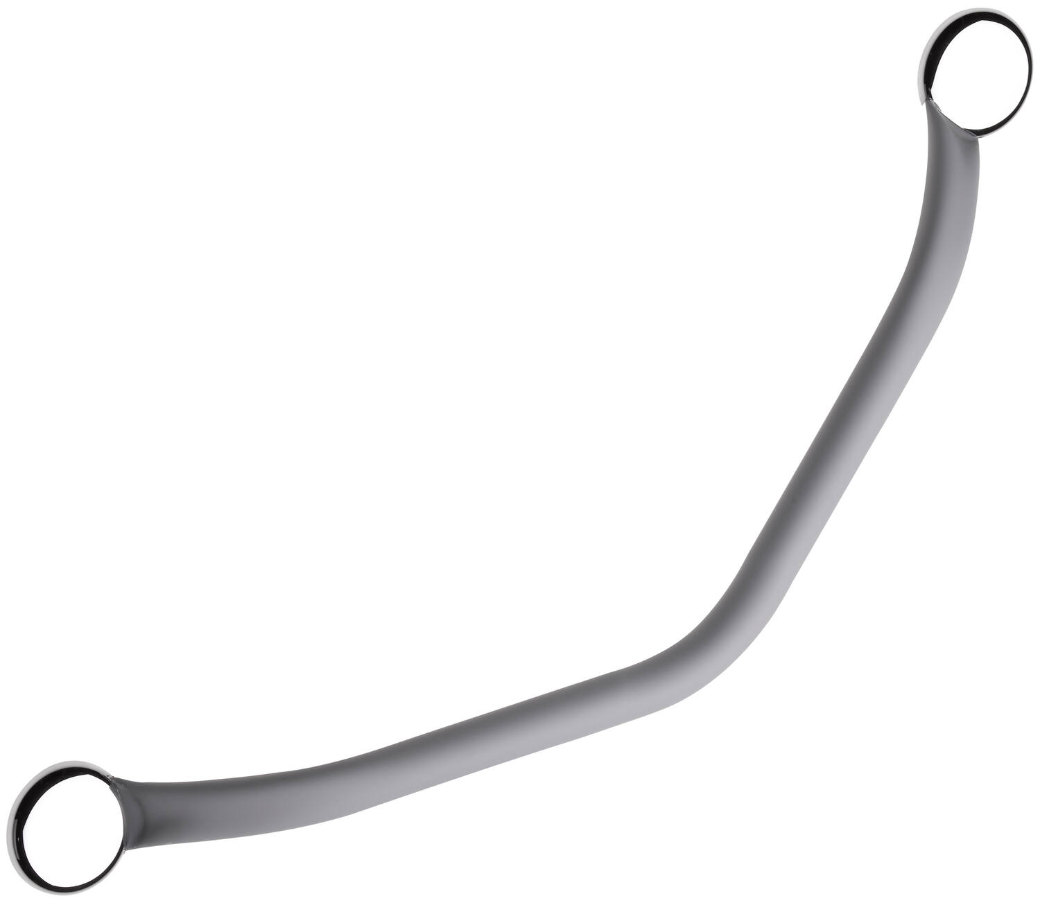 Barre d'Appui Toucher Soft Coudée 135° ∅25mm Inox Gris - GODONNIER