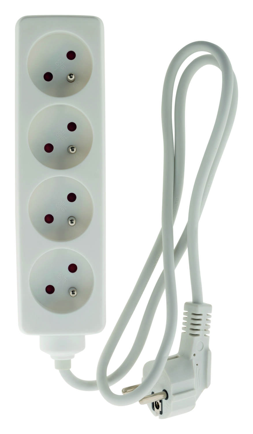 Multiprise 4 Prises 2 Pôles + Terre 16A - ZENITECH