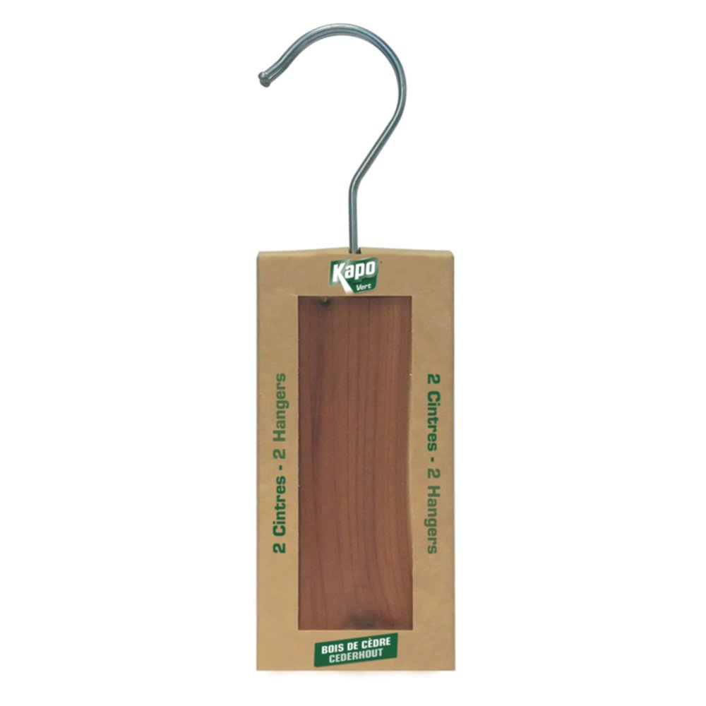Etui cintres en bois de cèdre - K.PRO