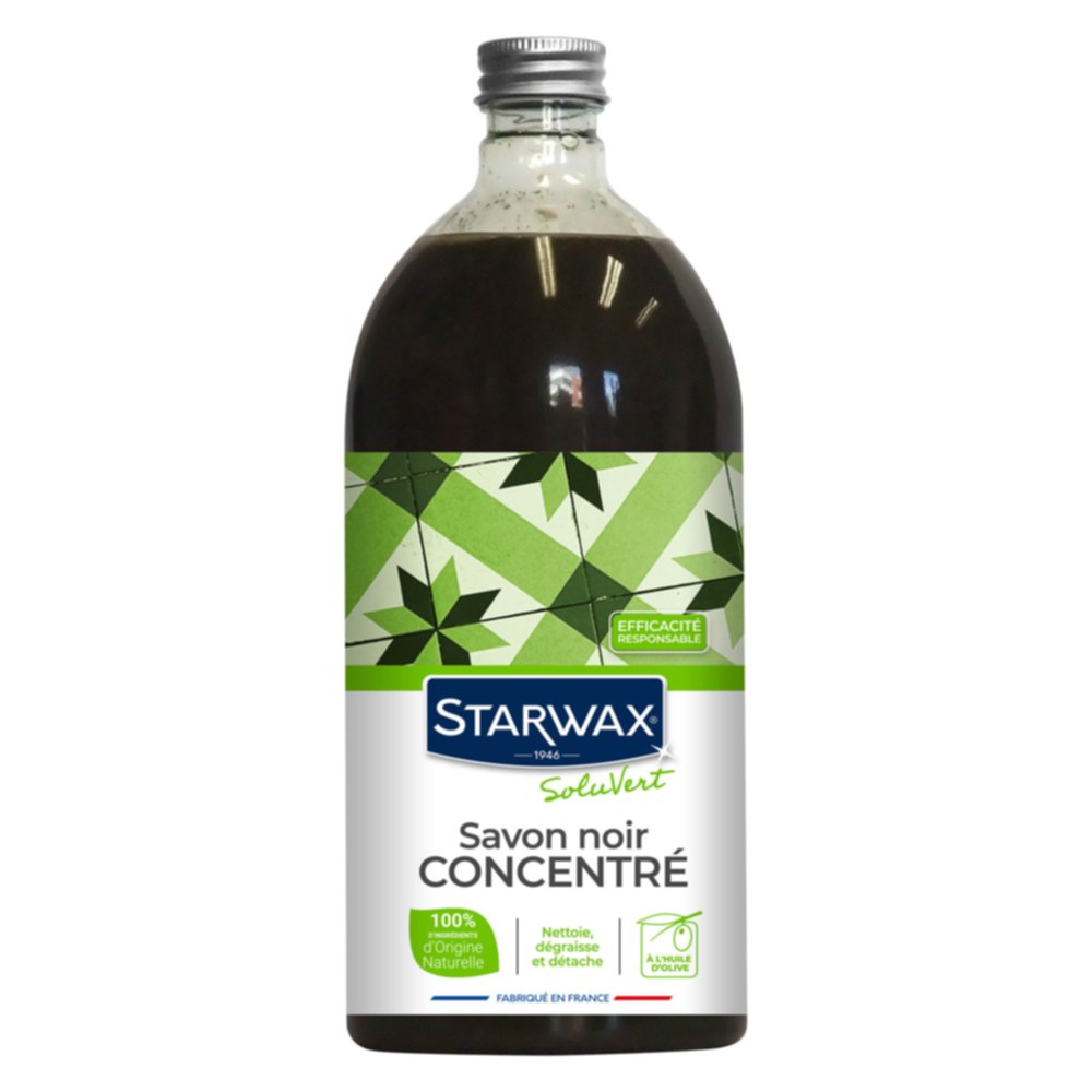 Savon Noir Concentré à l'Huile d'Olive 1L - STARWAX