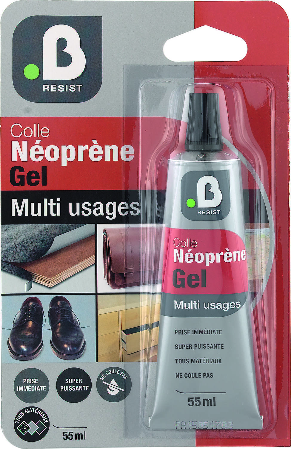 Colle Néoprène assemblage gel 55ml - INVENTIV