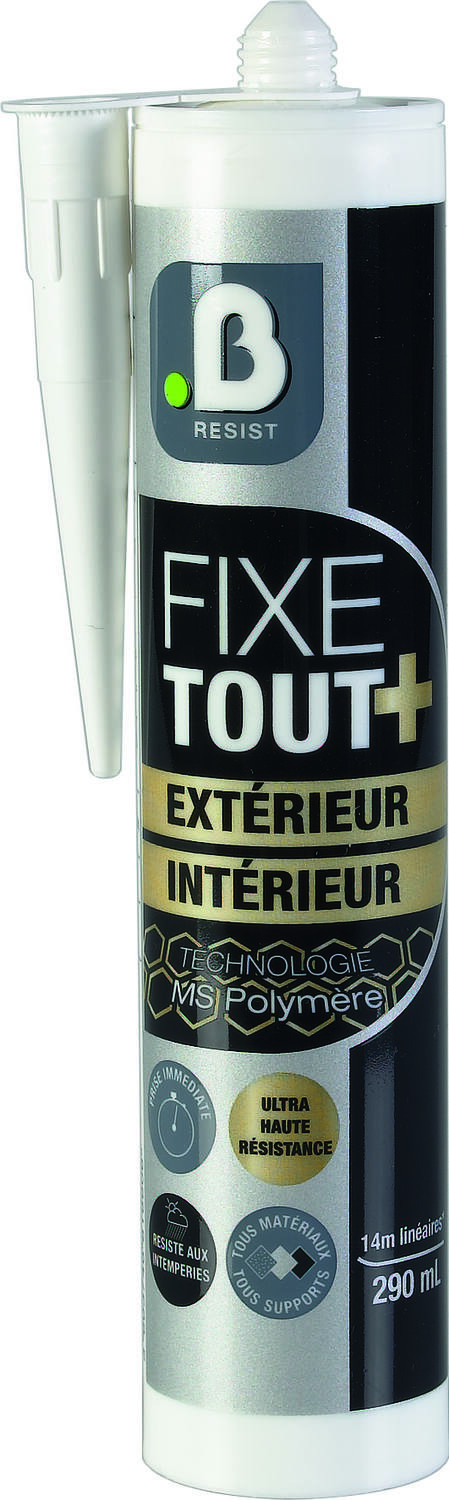 Mastic colle fixation MS Polymère 290ml - INVENTIV