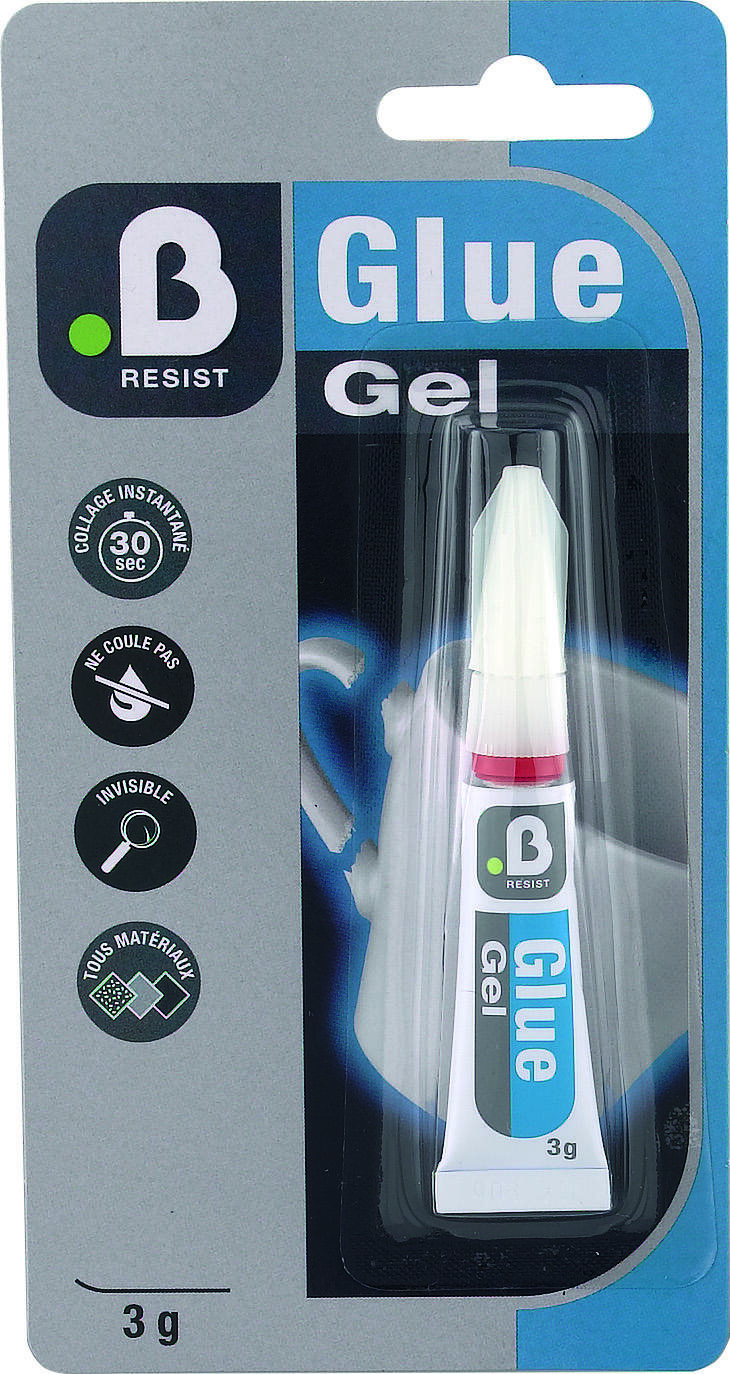 Colle cyanoacrylate réparation gel 3g - INVENTIV