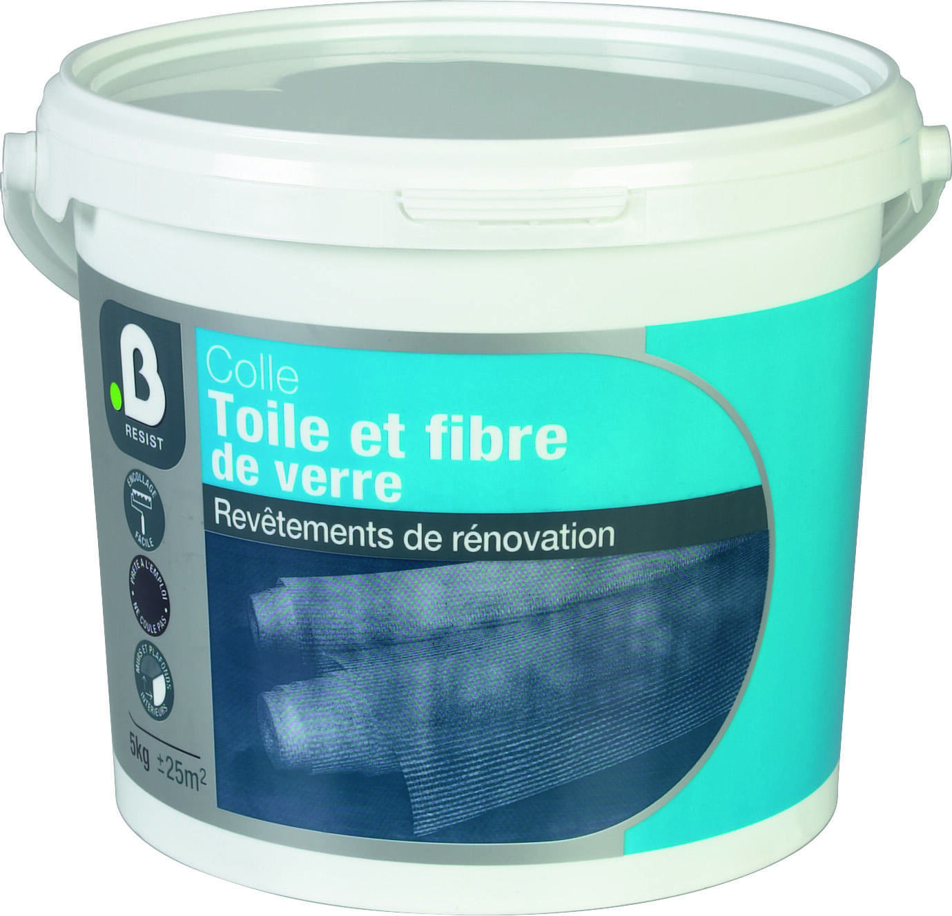 Colle toile de verre décoration 5kg - INVENTIV