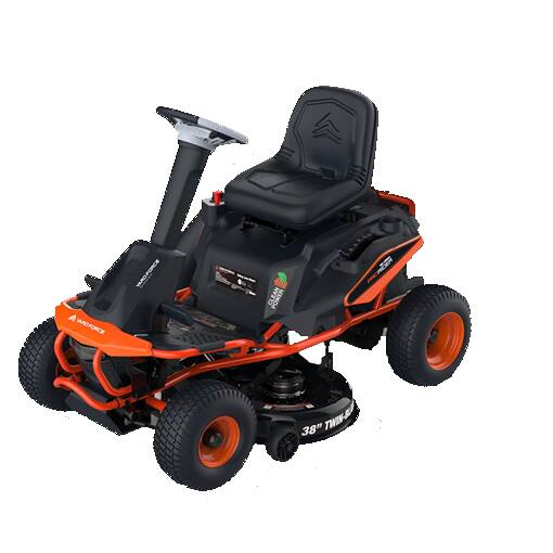Tracteur tondeuse autoportée à éjection latérale Dual lames 96cm 56V/52Ah - Yard Force
