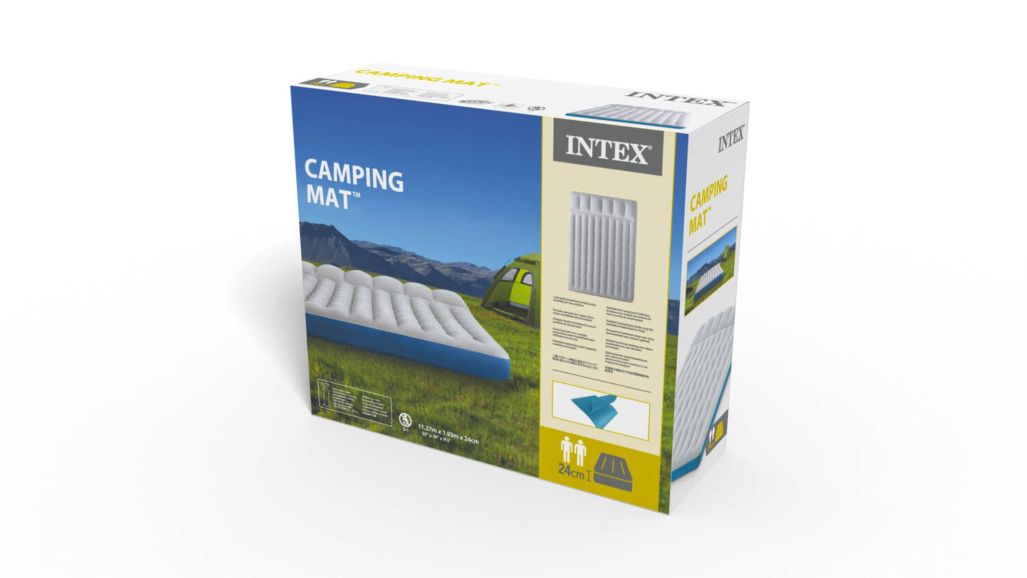Matelas gonflable camping 2 places 